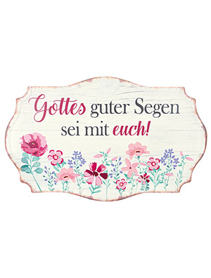 Segentafel aus Metall