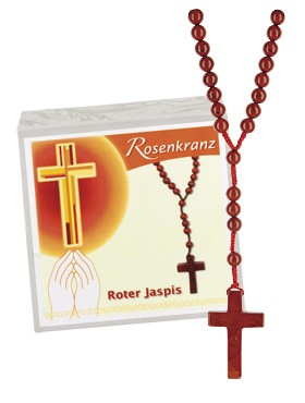 Roter-Jaspis-Rosenkranz