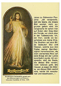 Wunderbares Christusbild-Karte