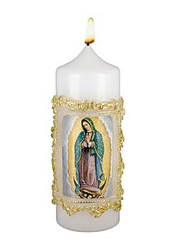 Guadalupe-Kerze