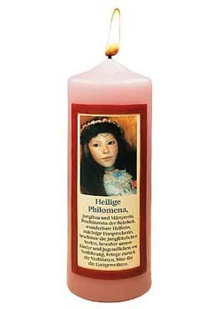 Hl. Philomena-Kerze