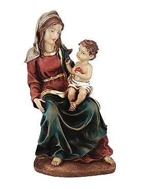 Maria und Jesukind-Statue 