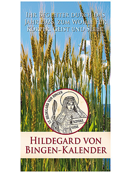 Hildegard von Bingen-Kalender für 2026, zum Hängen