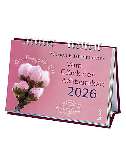 Vom Glück der Achtsamkeit 2026, 12 Postkarten