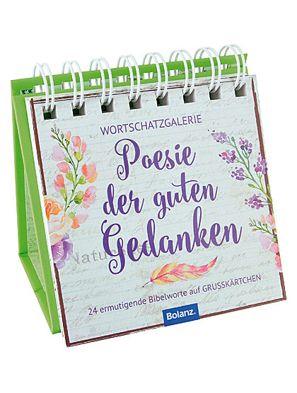 Aufstellbuch - Poesie der guten Gedanken, 25 Seiten