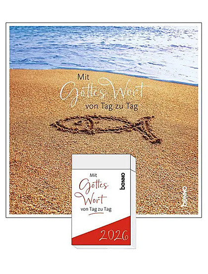 Christlicher Tagesabreißkalender 2026 , 19,5 x 19,5 cm