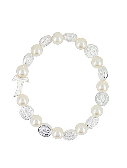 Benediktus-Armband aus Perlen