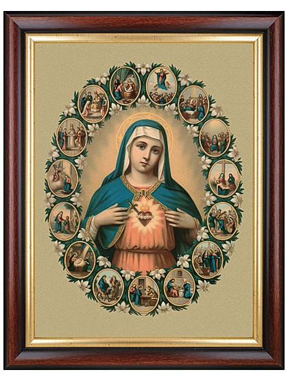 Hl. Herz Maria-Bild