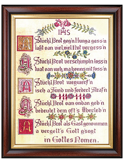 Hausspruch Brot-Bild