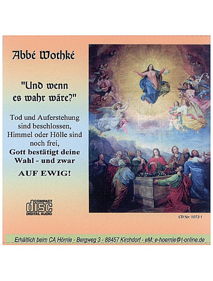 Und wenn es wahr wäre? - CD