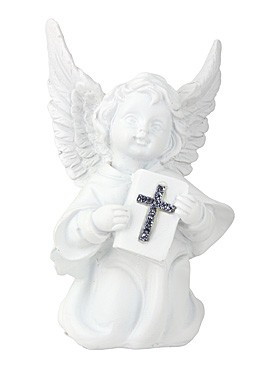 Engelsfigur mit Kreuz