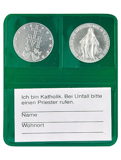 Gott schütze Dich-Etui „Wundertätige Medaille“