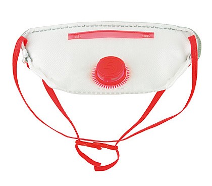 Feinstoffmaske mit Ausatemventil