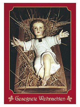 Weihnachtskarte Jesukind