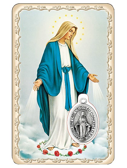 Maria, ohne Sünde empfangen-Schutzkärtchen