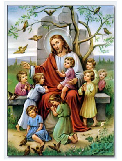Geschenkkarte - Jesus der Kinderfreund