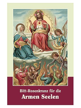 Bitt-Rosenkranz für die Arme Seelen-Gebetszettel