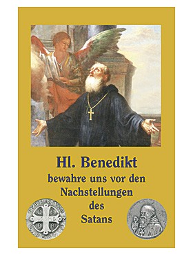 Heiliger Benedikt-Gebetszettel