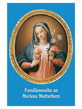 Familienweihe-Gebetszettel