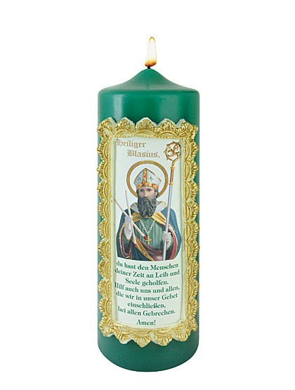 Hl. Blasius-Kerze
