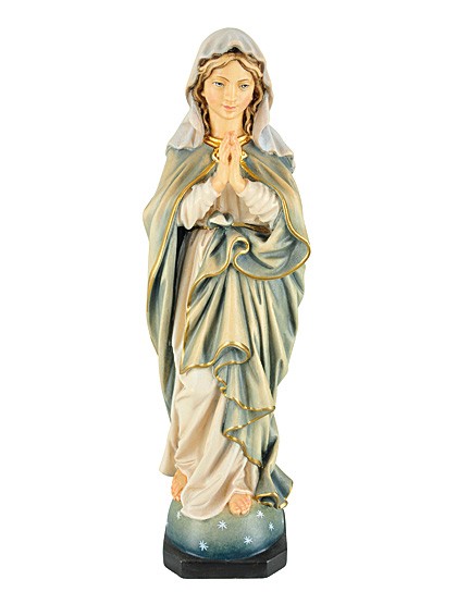 Muttergottes-Statue aus Ahornholz