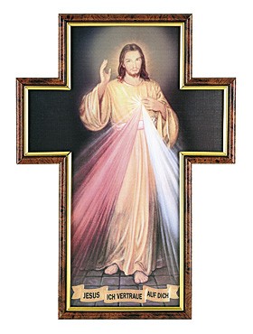 Jesus nach der hl. Faustyna-Kreuz