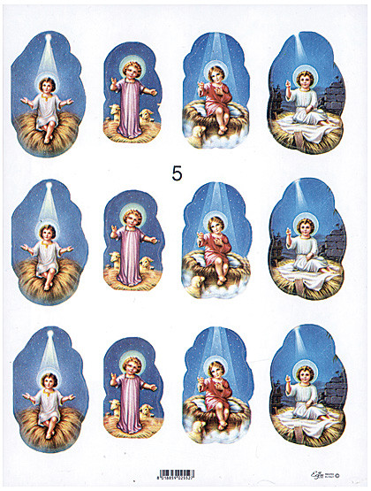 Jesuskind-Aufkleber
