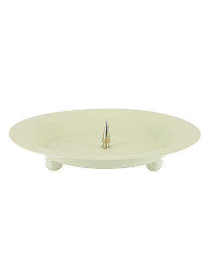 Kerzenständer beige, Ø 13 cm
