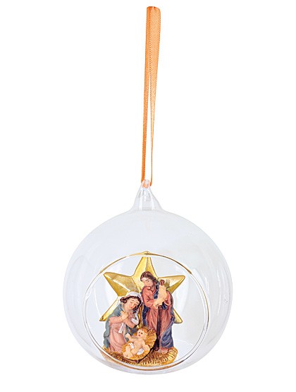 Glaskugel „Heilige Familie“
