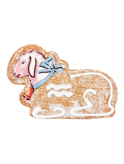Oster-Lamm aus Lebkuchen