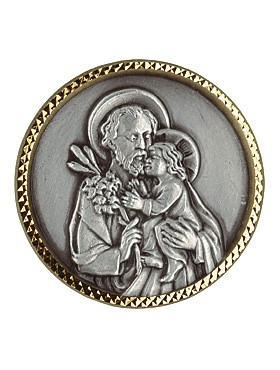 Magnet Heiliger Josef mit Jesukind