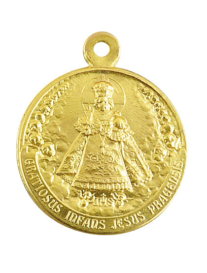 Prager Jesulein-Medaille aus Tombak