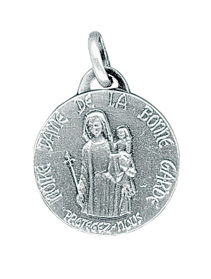 Schutzmedaille mit der Jungfrau Maria