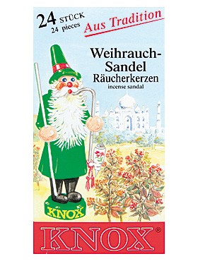 Weihrauch-Sandelholz-Räucherkerzen