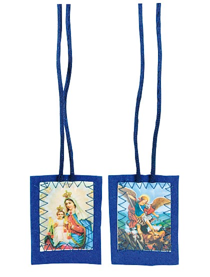 Skapulier-Madonna und Erzengel Michael