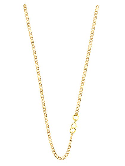 Halskette aus goldfärbigem Metall