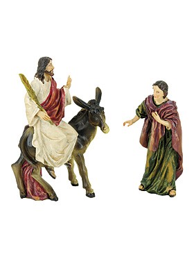 Einzug in Jerusalem-Statuen