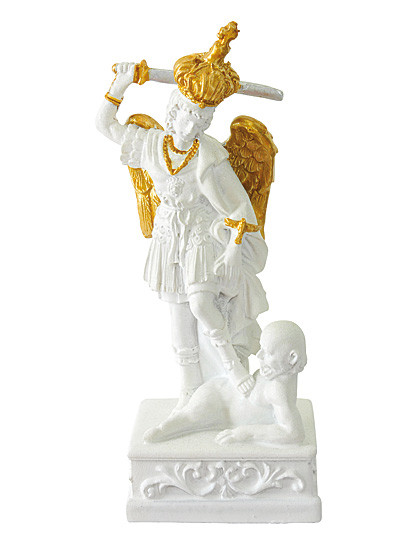 Erzengel Michael-Statue, 11,5 cm