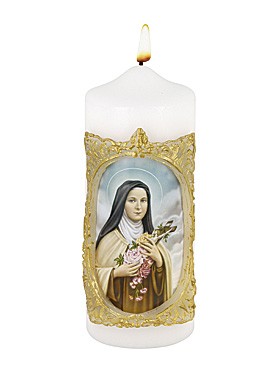 Heilige Therese von Lisieux-Kerze