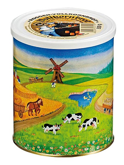 Vollkorn-Roggenbrot und Pumpernickel-Brot
