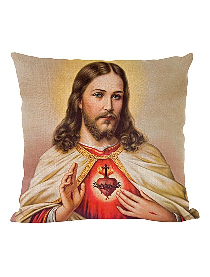 Herz Jesu-Zierkissenbezug