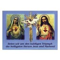 Herz Maria und Jesu-Karte