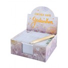 Notizbox mit Bleistift