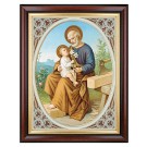 Josef mit Jesukind am Schoß-Bild