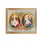 Herzen Jesu und Maria-Bild