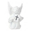 Engelsfigur mit Kreuz