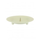 Kerzenständer beige, Ø 13 cm