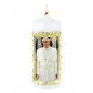 Papst Franziskus-Kerze, 6 x 16 cm