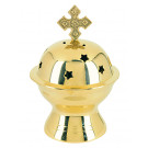 Räuchergefäß zum Abbrennen von Stäbchen und Kegel, 9,5 cm 